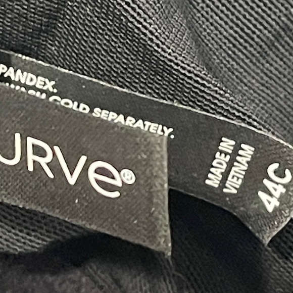 Torrid XO Back-Smoothing Push-up Plunge Strawberry Black Print Bra W-811 Sz 44C - Picture 11 of 11